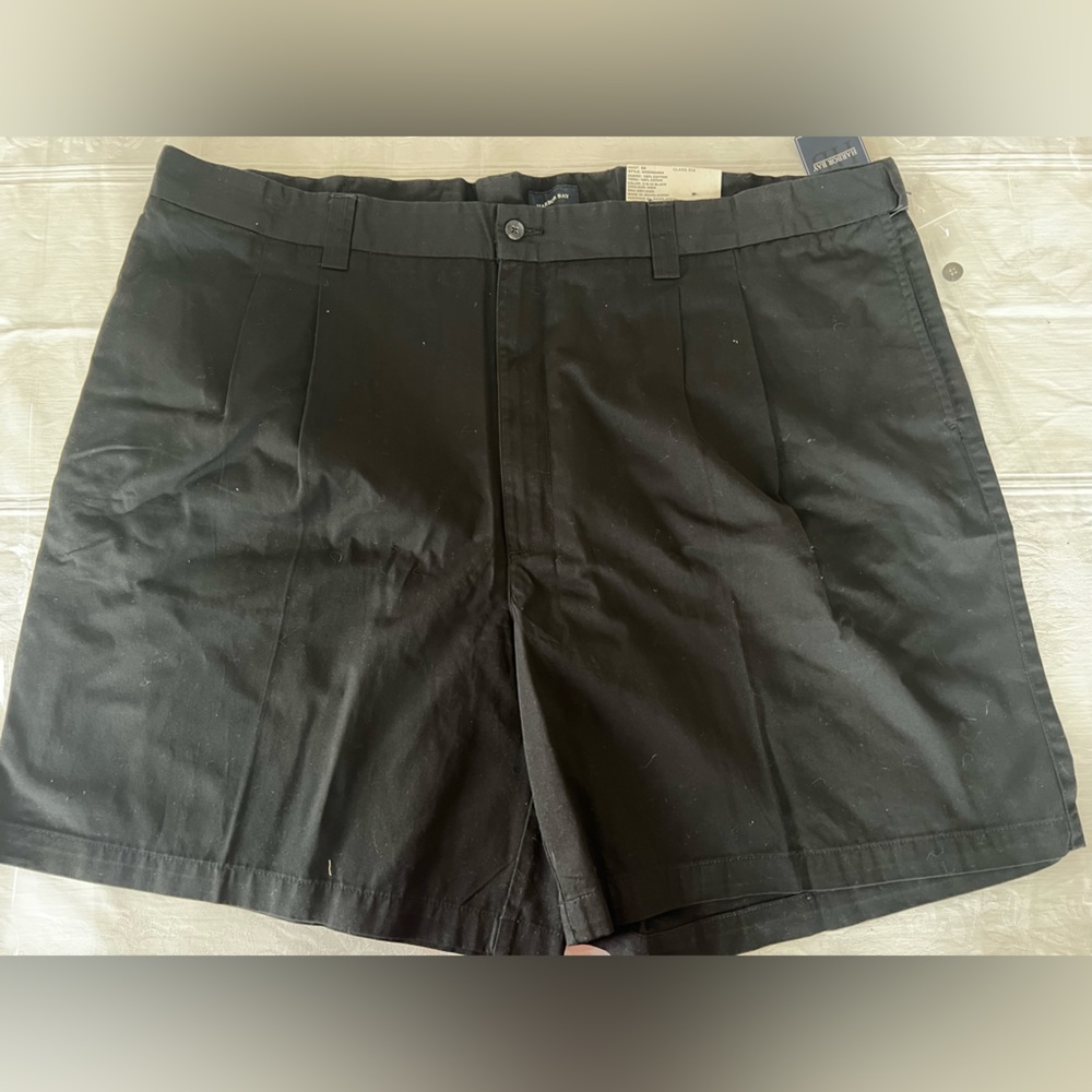 Harbor Bay, black men’s shorts